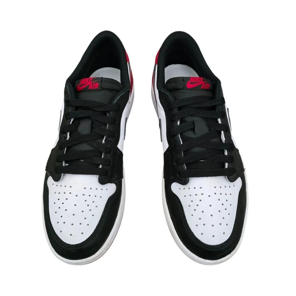 Nike Air Jordan 1 Retro OG Low Black Toe Sneakers Mens Size 9 CZ0790-106 Clean